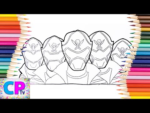 Power rangers coloring pages