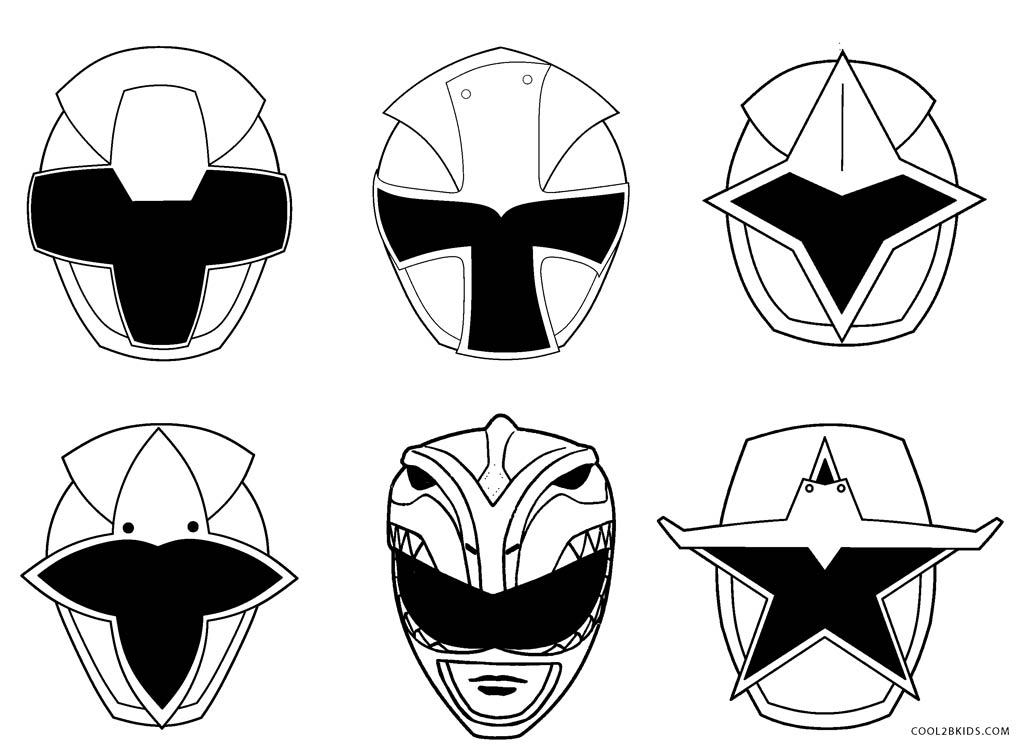Free printable power ranger coloring pages for kids