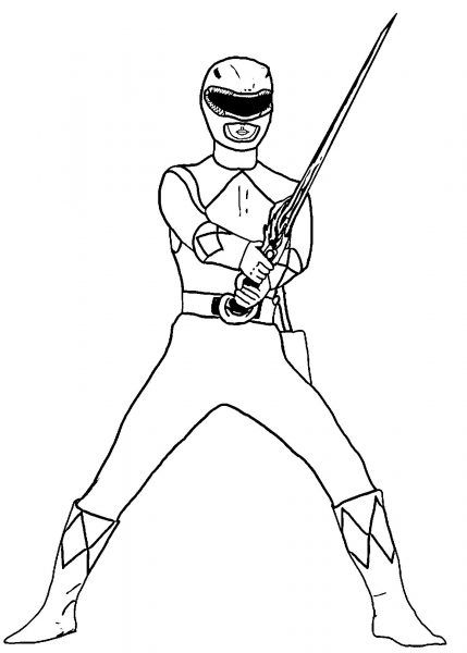 Power rangers coloring pages