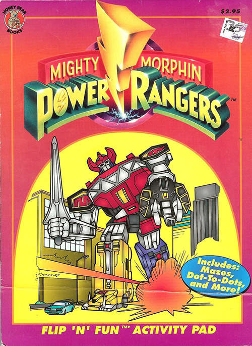 Mighty morphin power rangers coloring books coloring books at retro reprints