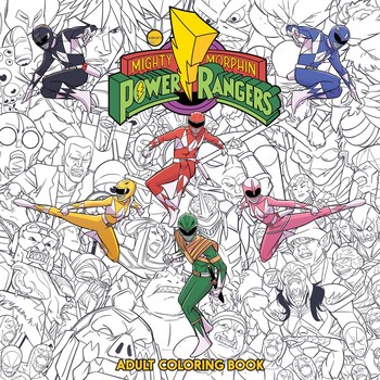 Mighty morphin power rangers adult coloring book book by hendry prasetya jamal campbell goni montes official publisher page simon schuster