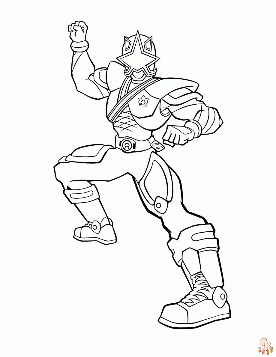 Power rangers coloring pages