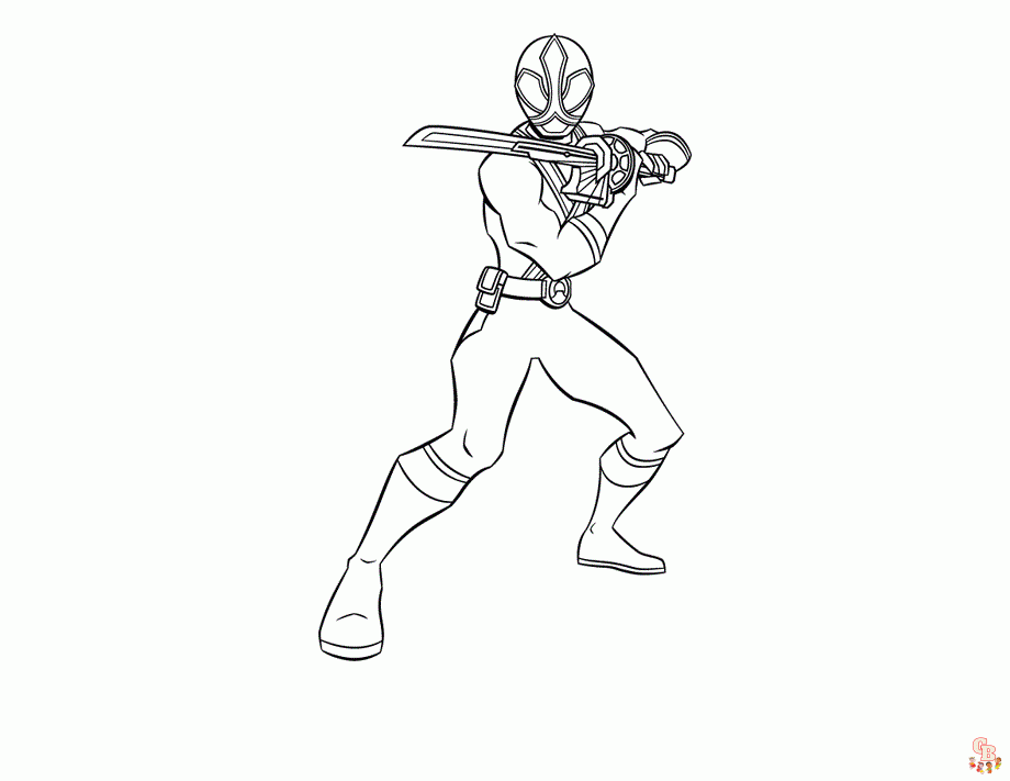 Power rangers coloring pages