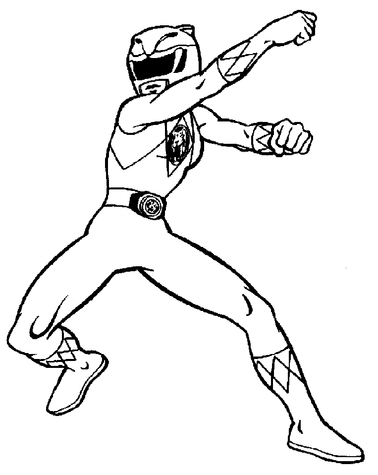 Best power rangers coloring pages for kids