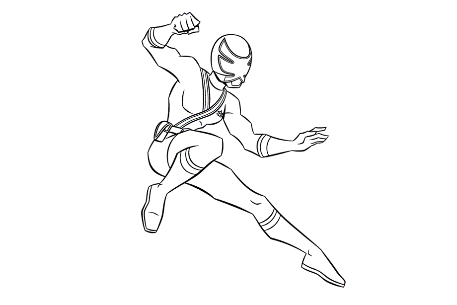 Power ranger samurai coloring pages