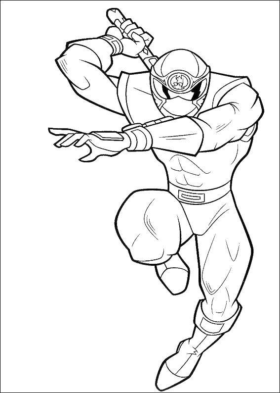 Online coloring pages samurai coloring power rangers samurai the rangers
