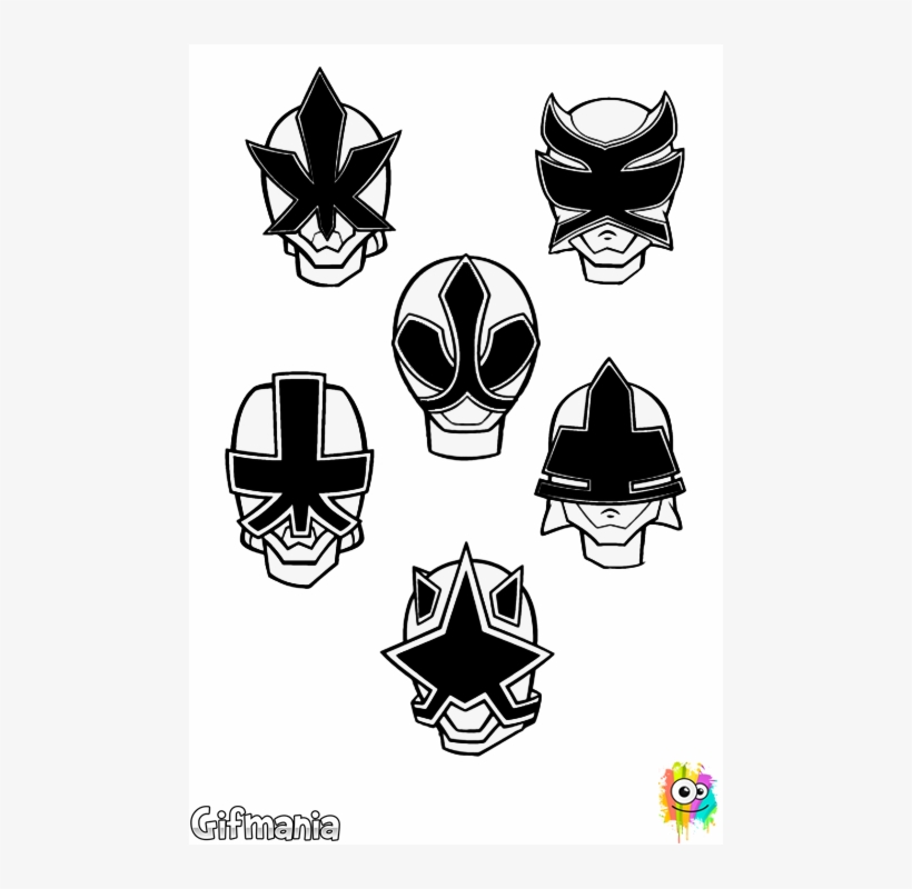 Coloring page of power rangers super samurai coloring
