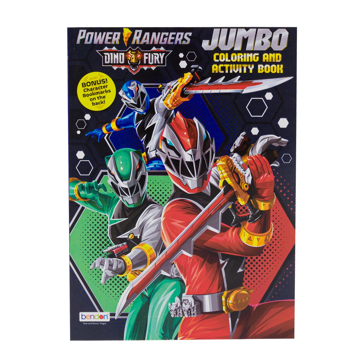 Pg power ranger coloring book