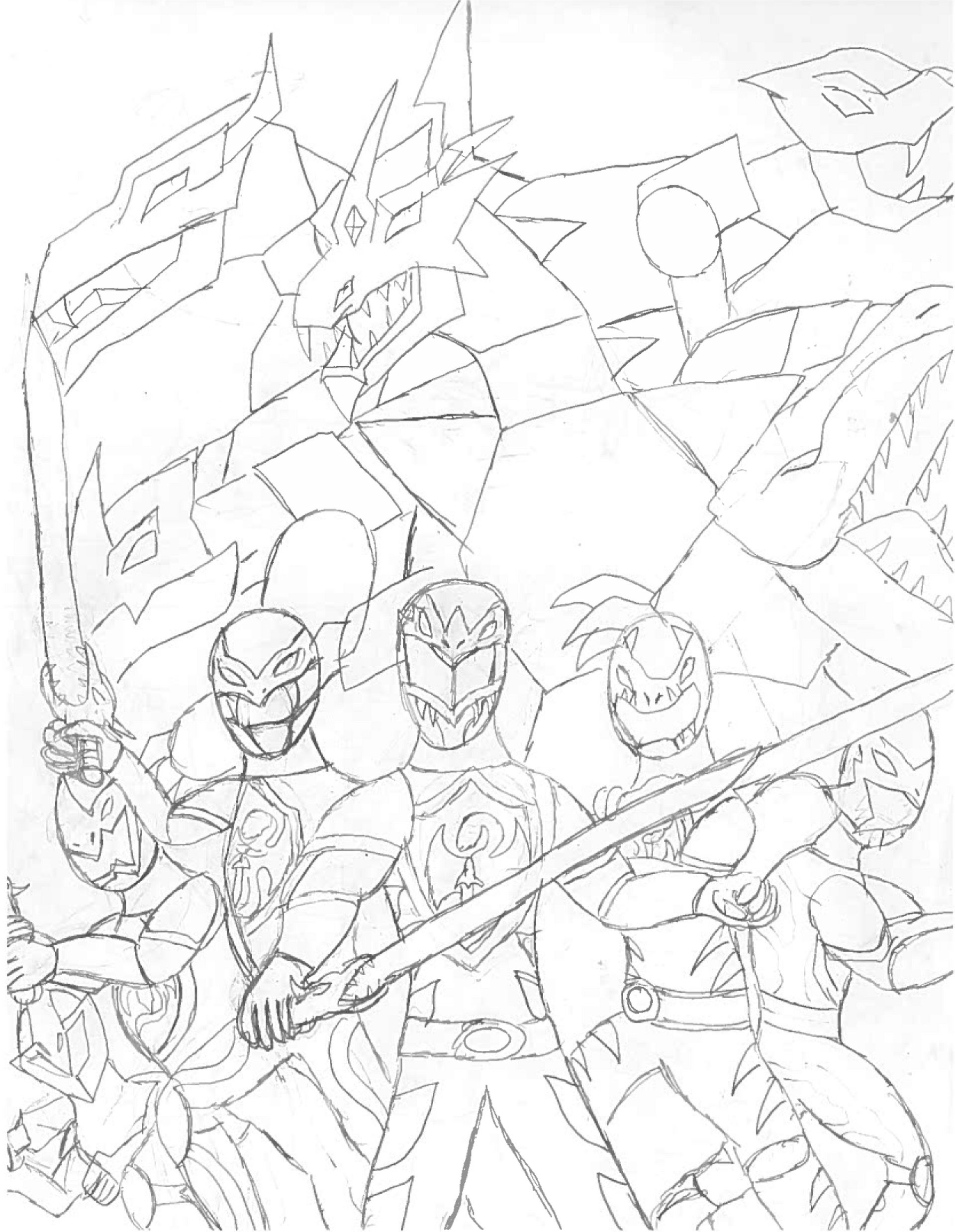 Power rangers dragon knights by crazygamerdragon on