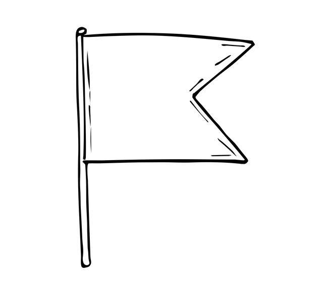 White flag emoji coloring page free printable coloring pages