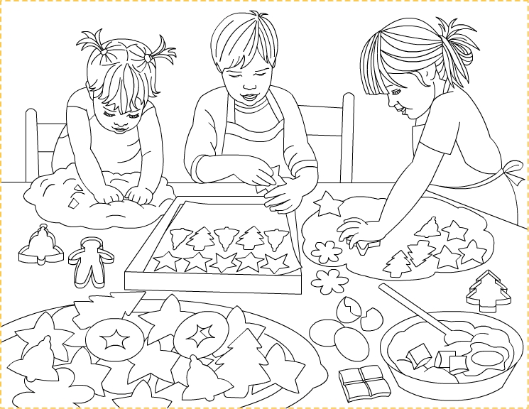 Nicoles free coloring pages december