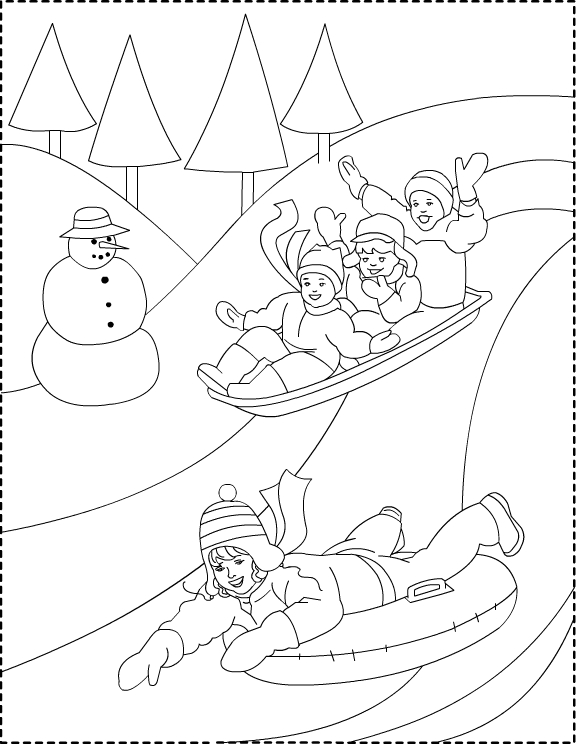 Nicoles free coloring pages december