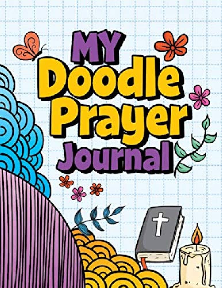 My doodle prayer journal a day doodle prayer journal for girls teens includes prayer prompts doodle activities loring pages with scriptures christian gifts yellow davis paper