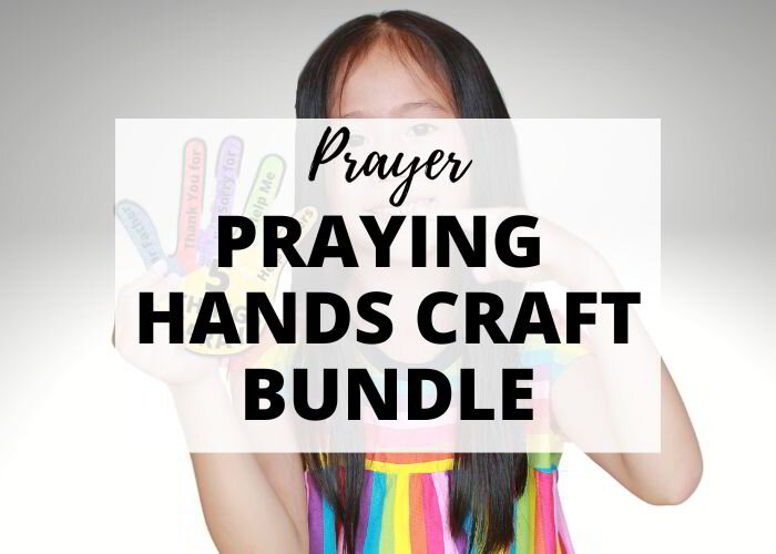 How to pray steps of prayer hand craft for kids