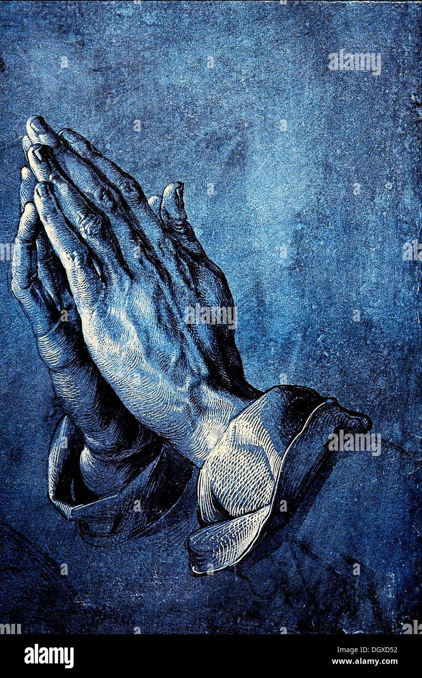 Hands prayer drawing hi