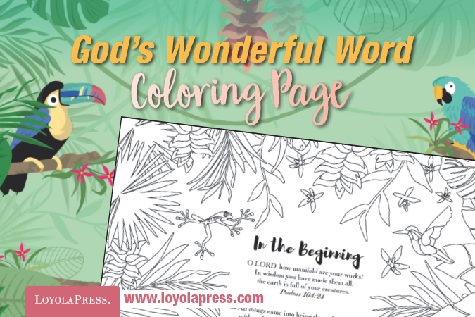 Coloring as prayer