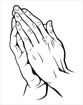 Praying hands vector images â browse photos vectors and video