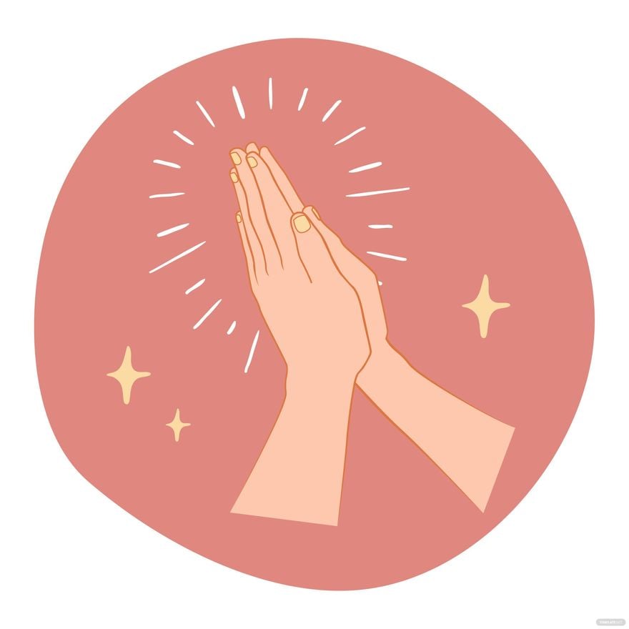Free praying hands coloring page