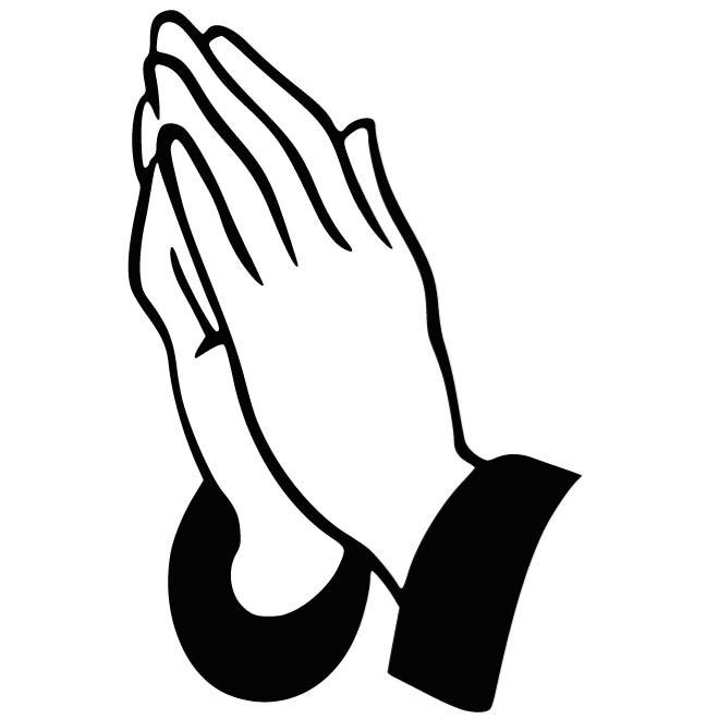 Praying handsai royalty free stock svg vector and clip art