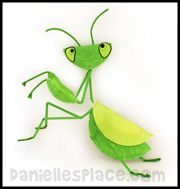 Praying mantis crfts and learning activities