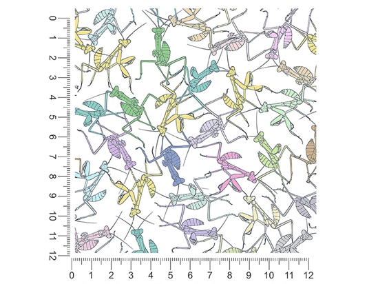 Rcraftâ pastel fighters praying mantis craft vinyl bug craft sheets rolls