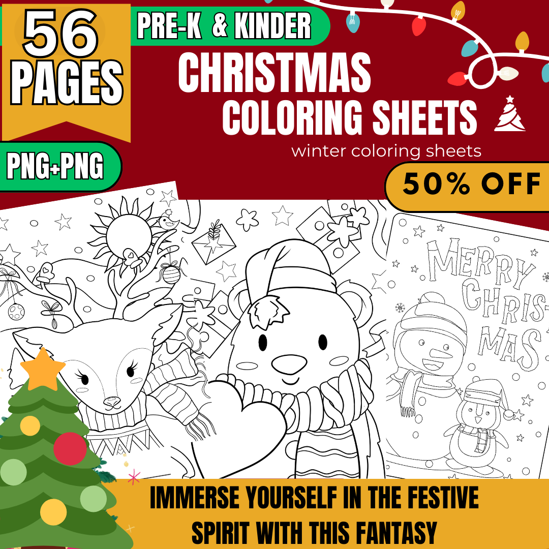 Christmas coloring sheetswinter coloring sheetschristmas colouring made by teachers