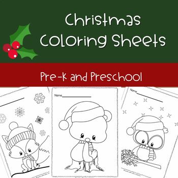 Christmas coloring pages