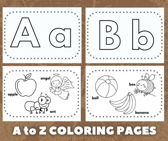Printable alphabet coloring pages abc printable flashcards pre