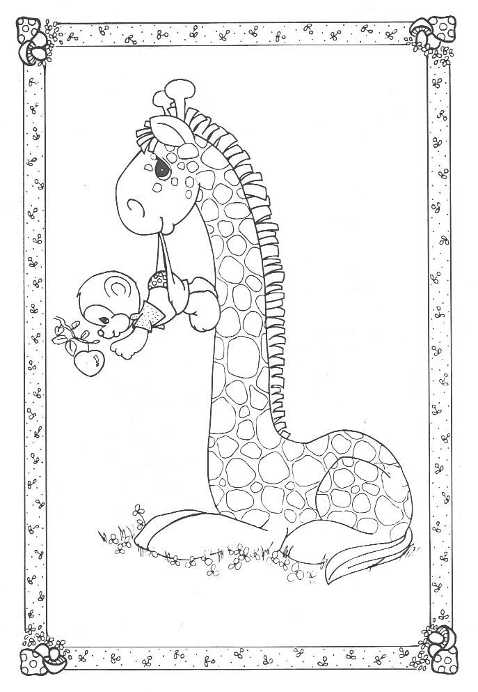 Precious moments animals coloring pages