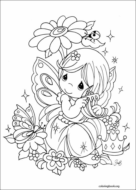 Precious moments coloring page