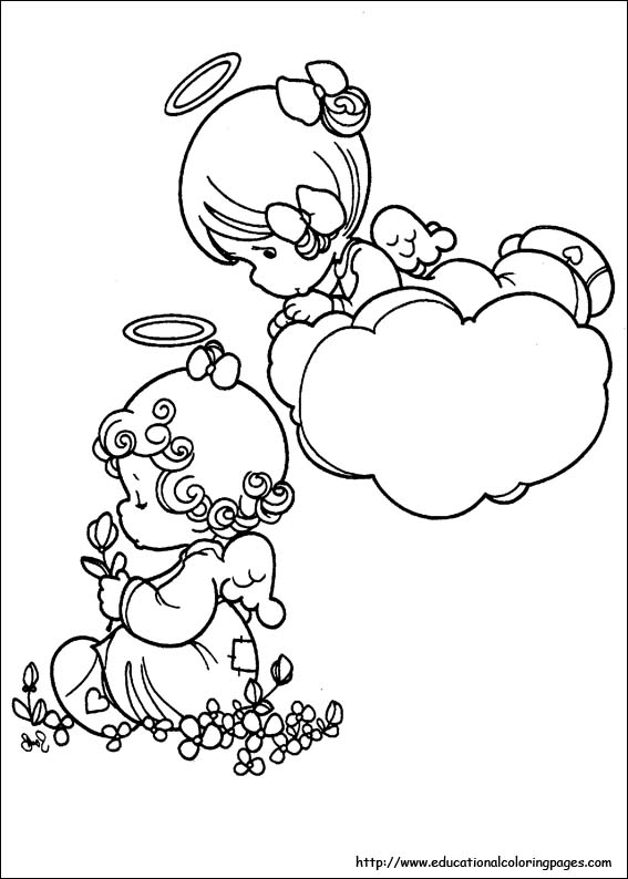 Precious moments coloring pages free for kids