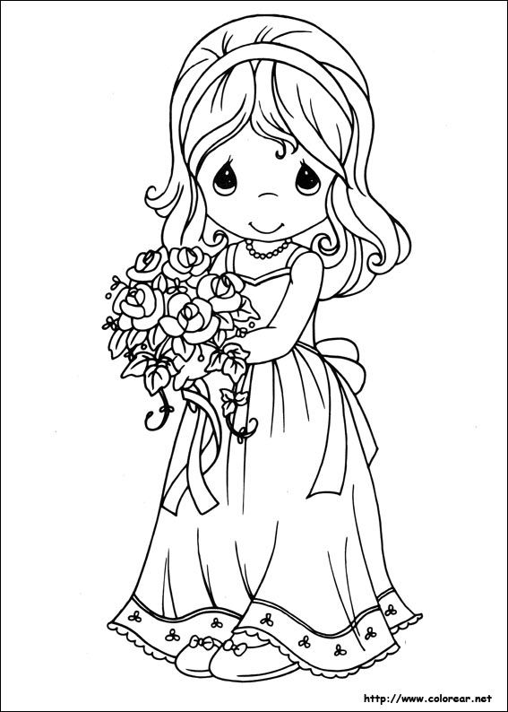 Dibujos para colorear de preciosos momentos coloring pictures precious moments coloring pages wedding coloring pages