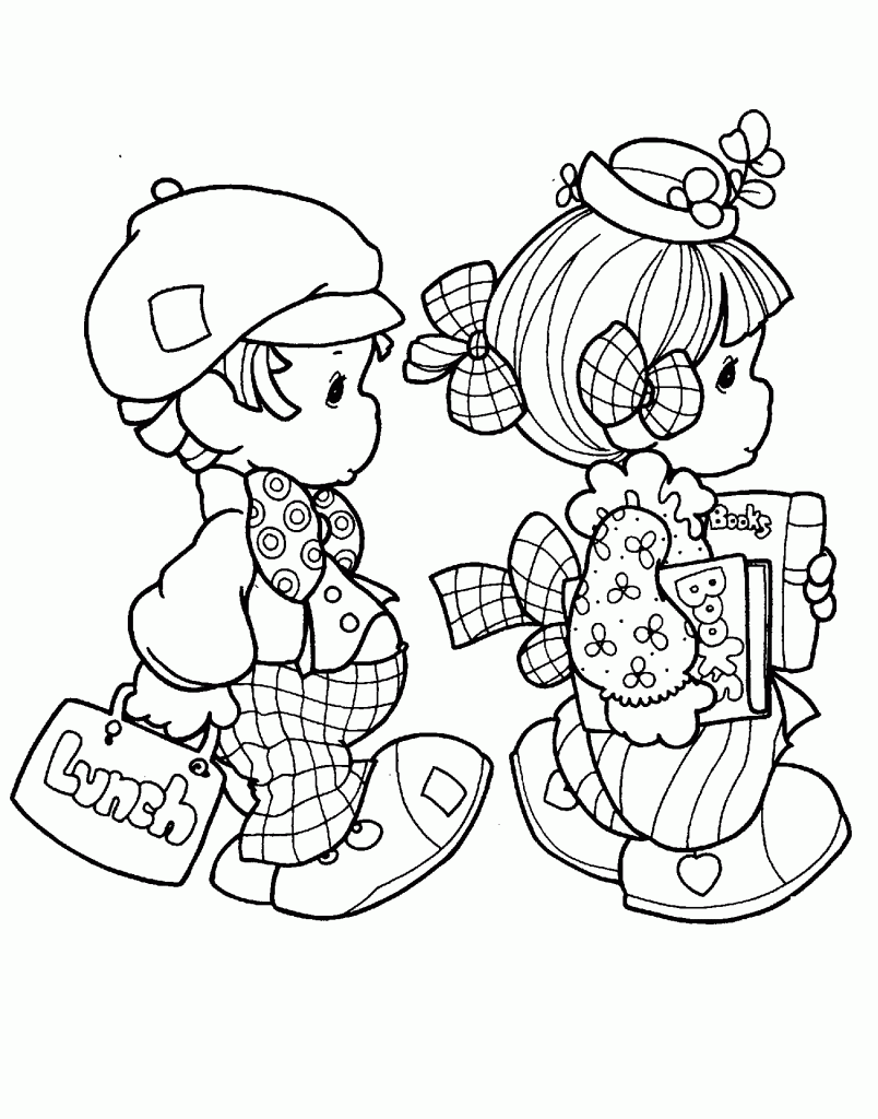 Free printable precious moments coloring pages for kids pãginas para colorear de hadas precious moments libros para colorear