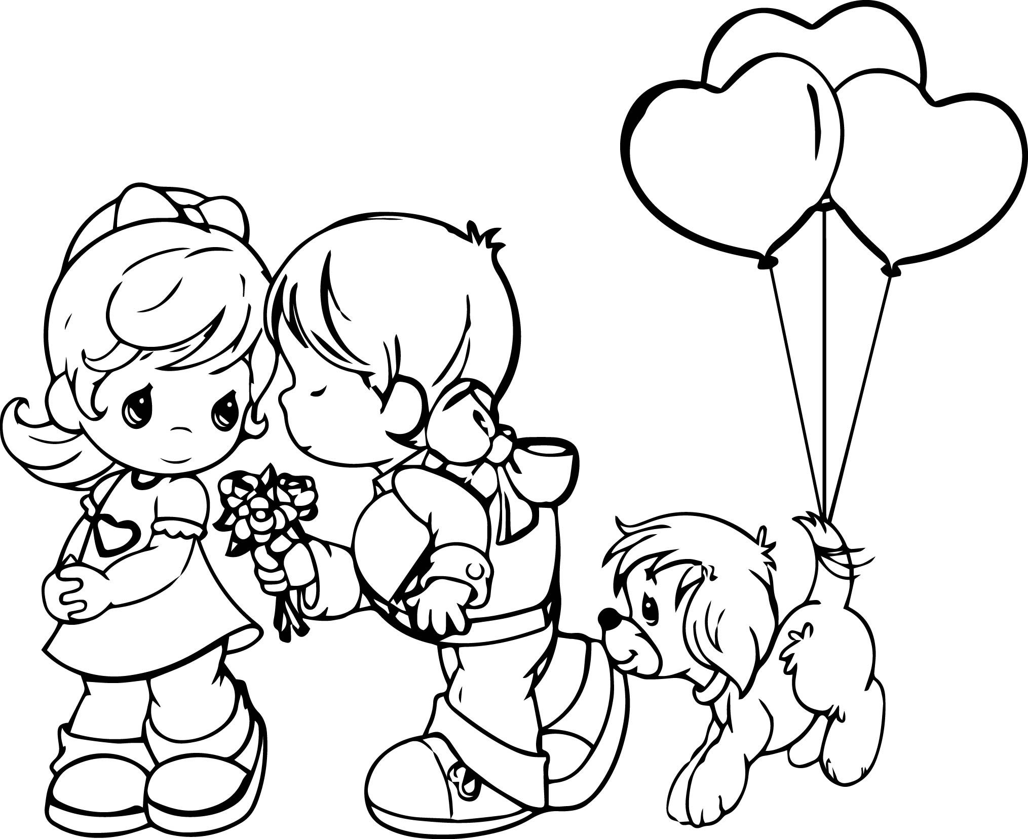 Precious moments coloring pages