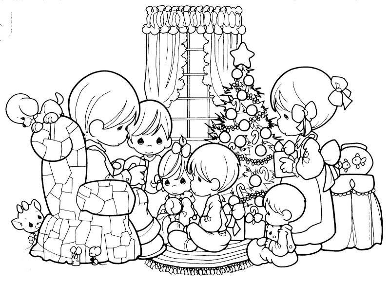 Precious moments coloring for kids