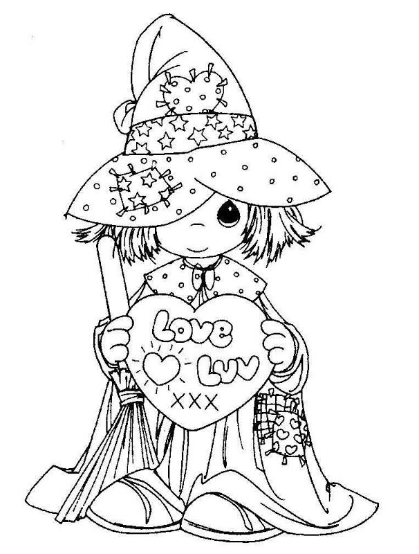 Precious moments witch
