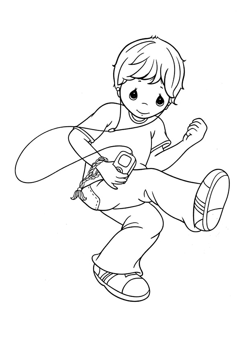 Precious moments image to print and color