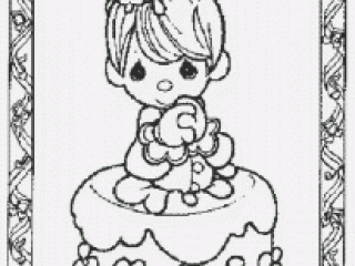 Best precious moments coloring pages for kids