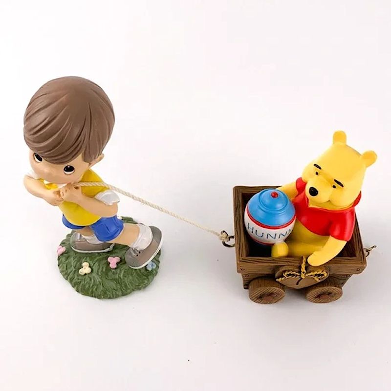 Vintage precious moments disney winnie the pooh christopher robin bi â