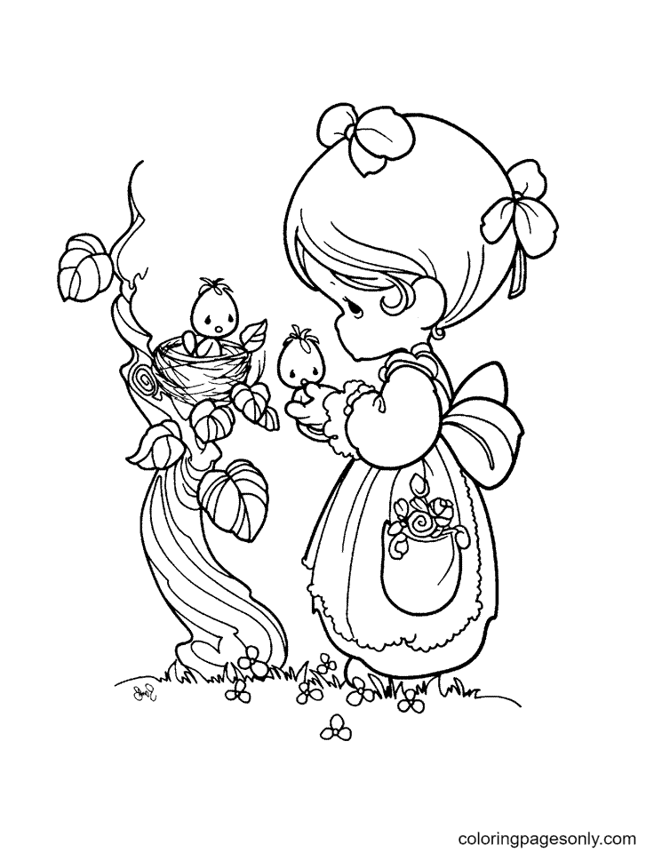 Precious moments coloring pages printable for free download