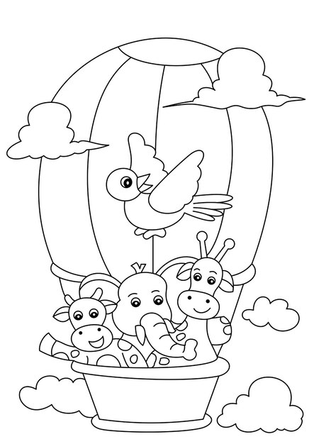 Page kawaii doodle coloring page images