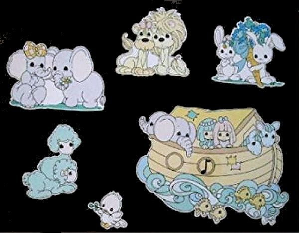 New vintage precious moments noahs ark pc nursery collection