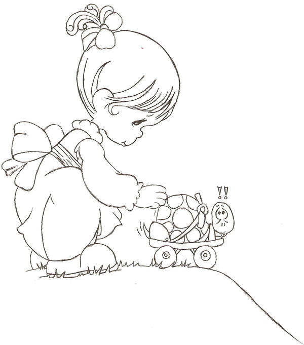 Preciousmoment turtle test by dixiedelight on
