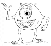 Monster inc coloring pages free coloring pages