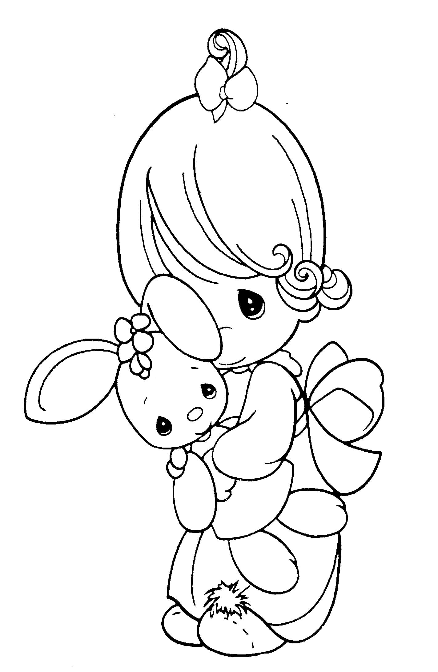Precious moments coloring pages pictures free printable