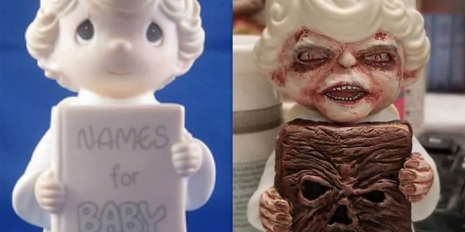 Precious mutants are the terrifying version of precious moments figurines