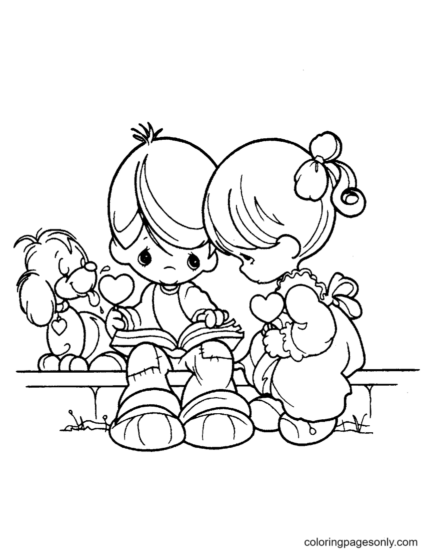 Precious moments coloring pages