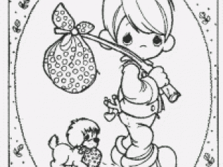 Best precious moments coloring pages for kids