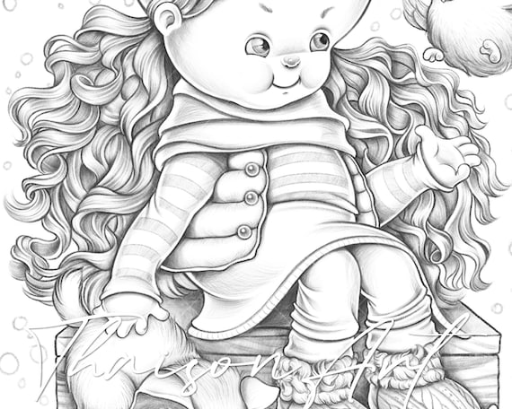 The first winter snow adult coloring page printable coloring page children book coloring cute coloring page coloring page for kids