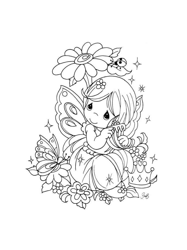 Precious moments coloring pages